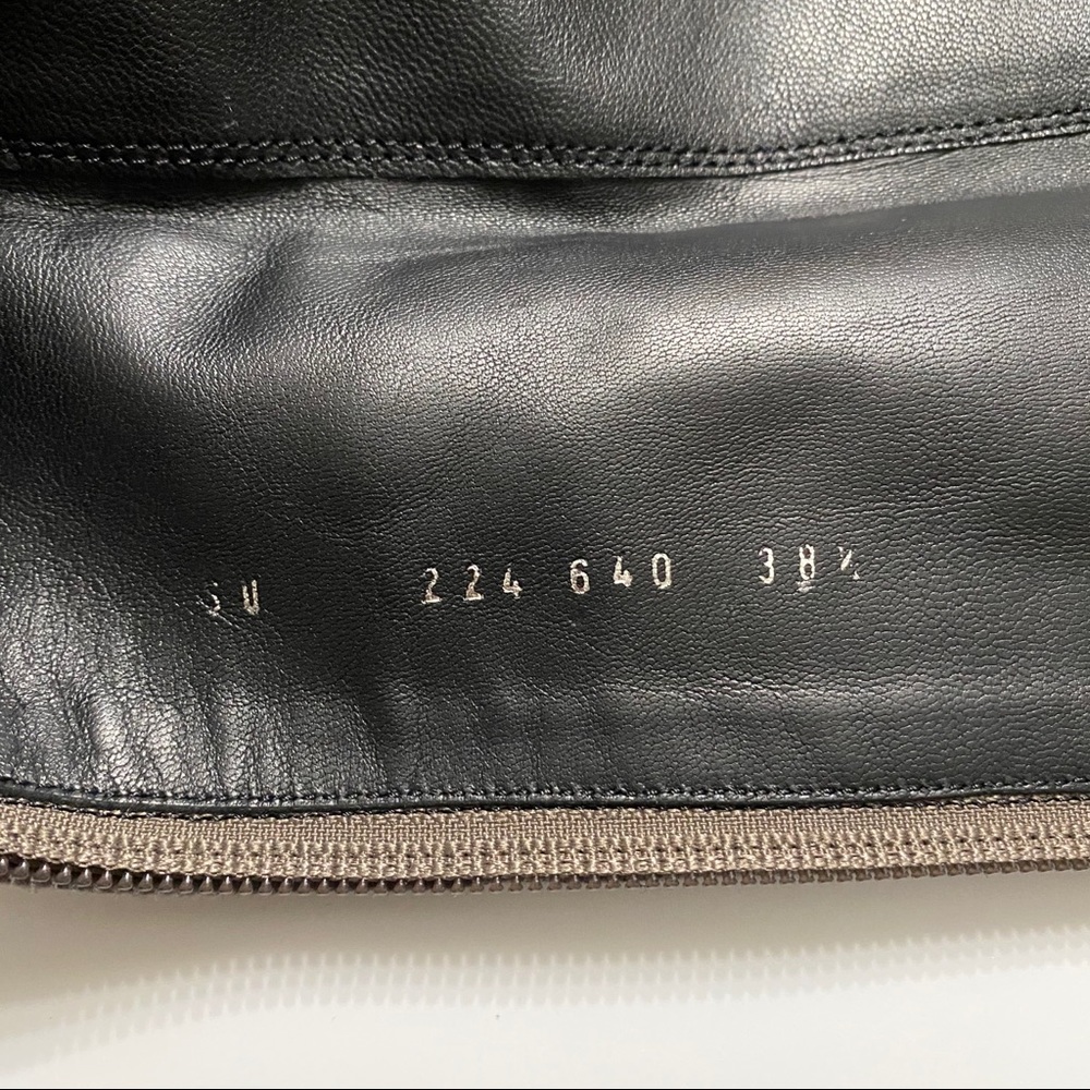 Yves Saint Laurent Platform Grey Suede Knee Boots - Picture 7 of 16